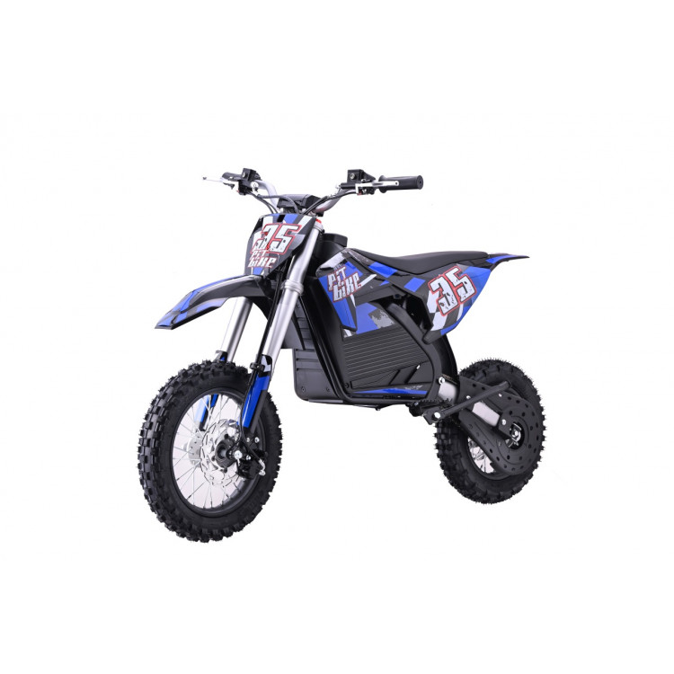 Elektrická motorka PIT BIKE - modrá